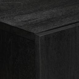 Berkfield Home Sideboard Black 60x33x75 cm Engineered Wood - Size: 60 x 33 x 75 cm - thumbnail 6