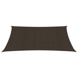 Berkfield Home Sunshade Sail 160 g/m ² Brown 2.5x3.5 m HDPE - thumbnail 2