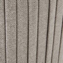 Lemon Pavilion Furniture and Decor Lily Swivel Ottoman in Oatmeal Twill - Wood - L82 x W82 x H43 cm in Grey - thumbnail 3