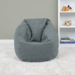 rucomfy Beanbags rucomfy Veneto Kids Classic Bean Bag - Soft Lounge Chair for Kids in Grey