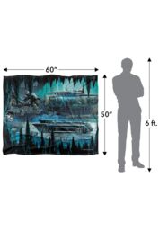 Batman Blanket, 152x127 cm, Batcave Silky Touch Super Soft Throw Blanket in White - Size: 152x127 cm - thumbnail 5