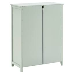 Wyld and Coco Boho Shoe Storage Cabinet Mint Green - 4 Drawers 3 Shelves - thumbnail 6
