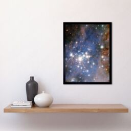 Artery8 Hubble Space Telescope Image Trumpler 14 Large Luminous Blue Stellar Cluster In Milky Way Starbirth Region w/ Small Dark Knot Gas Laced w/ - thumbnail 2