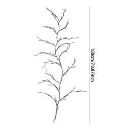 Kelvenix Warm White 6FT Solar Willow Vine Fairy String Lights Garden - Size: 0.6m2 - thumbnail 2