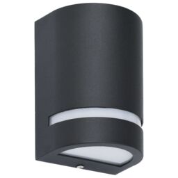 Berkfield Home Outdoor Wall Lights 2 pcs 35 W Black Half-round - thumbnail 3