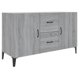 Berkfield Home Sideboard Grey Sonoma 100x36x60 cm Engineered Wood - Size: 100 x 36 x 60 cm - thumbnail 3