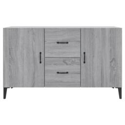 Berkfield Home Sideboard Grey Sonoma 100x36x60 cm Engineered Wood - Size: 100 x 36 x 60 cm - thumbnail 5