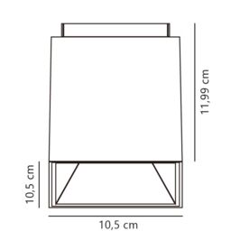 Nordlux Modern Indoor Spot Light Black Aluminium GU10 Gold Inner - Mains Powered, IP20 - thumbnail 6