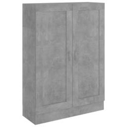 Berkfield Home Classic Book Cabinet Concrete Grey 82.5x30.5x115 cm Engineered Wood - thumbnail 3