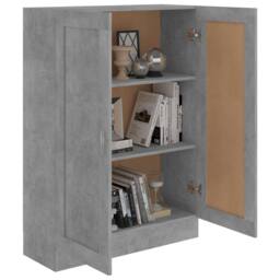 Berkfield Home Classic Book Cabinet Concrete Grey 82.5x30.5x115 cm Engineered Wood - thumbnail 4