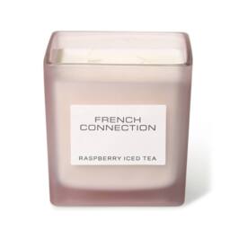 French Connection Raspberry Iced Tea Luxury Square Candle 800g - 4 Wick Scented in Pink - thumbnail 4