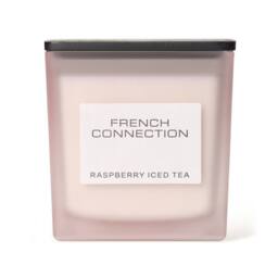 French Connection Raspberry Iced Tea Luxury Square Candle 800g - 4 Wick Scented in Pink - thumbnail 5