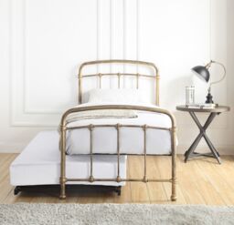Flintshire Furniture Ltd Mostyn Single 3ft Guest Bed Metal Bed Frame in Bronze - thumbnail 3