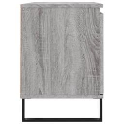 Berkfield Home TV Cabinet Grey Sonoma 104x35x50 cm Engineered Wood - Size: 104 x 35 x 50 cm - thumbnail 7
