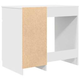 Berkfield Home Modern Desk White 86x49x76 cm Engineered Wood - Size: 86 x 49 x 76 cm - thumbnail 8