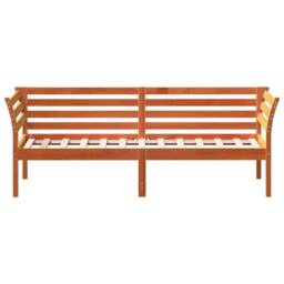 Berkfield Home Day Bed without Mattress Wax Brown 90x190 cm Single Solid Wood Pine - thumbnail 4