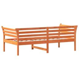 Berkfield Home Day Bed without Mattress Wax Brown 90x190 cm Single Solid Wood Pine - thumbnail 6
