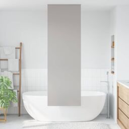 Berkfield Home Shower Roller Blind 60x240 cm Fabric Width 56 cm in Grey - thumbnail 2