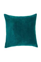 CHRISTY Luxury Filled Velvet 'Jaipur' Square Cushions in Blue - Size: 45 cm x 45 cm - thumbnail 1