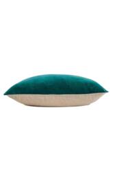 CHRISTY Luxury Filled Velvet 'Jaipur' Square Cushions in Blue - Size: 45 cm x 45 cm - thumbnail 3