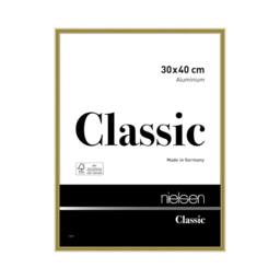 nielsen Classic 30x40cm Picture Frame - Aluminium with Glass Front in Gold - Size: 30x40 cm