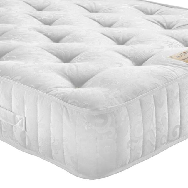 British Bed Company Spare Room Ortho 1000 Pocket Mattress in White - Size: Double - image 1