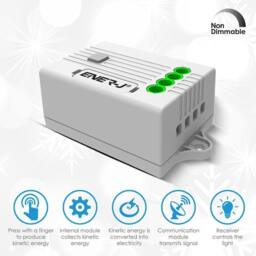 ENER-J ENERJ 500W RF WiFi Non Dimmable Receiver PRO Series APP Voice Control in White - thumbnail 2