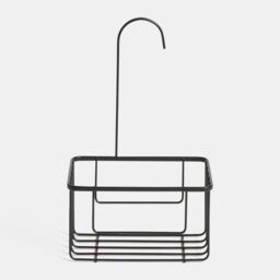 OHS Metal Shower Caddy Hanging Shampoo Organiser Storage in Black - thumbnail 6