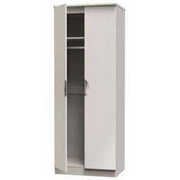 Ready Assembled 2 U Holborn 2 Door Wardrobe (Ready Assembled) in Taupe - Size: Large - thumbnail 6