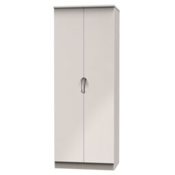 Ready Assembled 2 U Holborn 2 Door Wardrobe (Ready Assembled) in Taupe - Size: Large - thumbnail 4