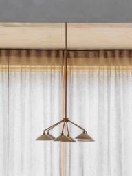 Libra Interiors Lucia 6 Light Chandelier in Gold - thumbnail 2