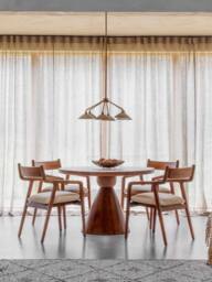 Libra Interiors Lucia 6 Light Chandelier in Gold - thumbnail 3