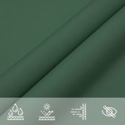 Berkfield Home Sunshade Sail Oxford Fabric Triangular 3x3x3 m Dark Green - thumbnail 8