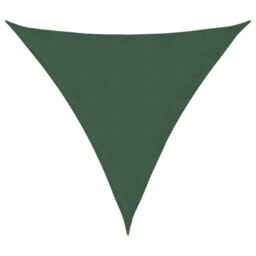 Berkfield Home Sunshade Sail Oxford Fabric Triangular 3x3x3 m Dark Green - thumbnail 2