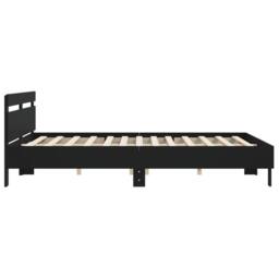 Berkfield Home Durable Bed Frame without Mattress Black 160x200 cm - thumbnail 6