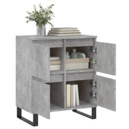 Berkfield Home Sideboard Concrete Grey 60x35x70 cm Engineered Wood - Size: 60 x 35 x 70 cm - thumbnail 4