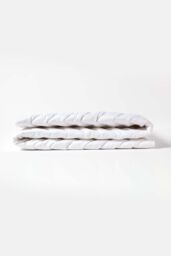 Homescapes Cotton Deep Quilted Mattress Topper in White - Size: King - thumbnail 4