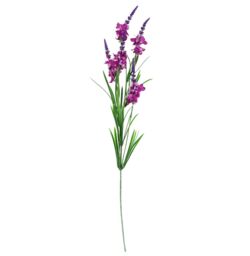 Leaf Pack of 6 x 80cm Dark Pink Larkspur Artifical Stem - Size: 6 x 80 cm - thumbnail 5