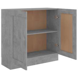 Berkfield Home Classic Book Cabinet Concrete Grey 82.5x30.5x80 cm Engineered Wood - thumbnail 5