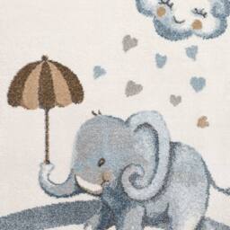 THE RUGS Villeroy & Boch Elephant Rainy Boho Rug & Runner Kids Rug in Cream - Size: 120 cm x 170 cm - thumbnail 2