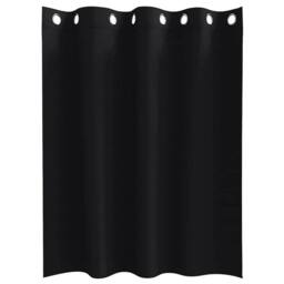 Berkfield Home Curtains with Curtains 2 pcs Black 140 x 140 cm Polyester - thumbnail 4