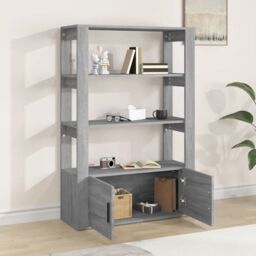 Berkfield Home Sideboard Grey Sonoma 80x30x119.5 cm Engineered Wood - thumbnail 3