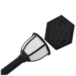 Berkfield Home Outdoor Solar Lamps 6 pcs LED Black - thumbnail 5