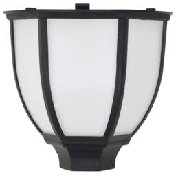 Berkfield Home Outdoor Solar Lamps 6 pcs LED Black - thumbnail 7