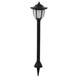Berkfield Home Outdoor Solar Lamps 6 pcs LED Black - thumbnail 3