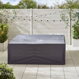 FurnitureboxUK Seychelles 9 Seater Outdoor Garden Sofa Set - PE Rattan & Wood Effect Garden Sofa & Table - 5 Seater Corner Sofa, 2 benches, Garden - thumbnail 7