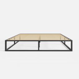 GFW Platform Bedframe in Black - Size: Small Double - thumbnail 5