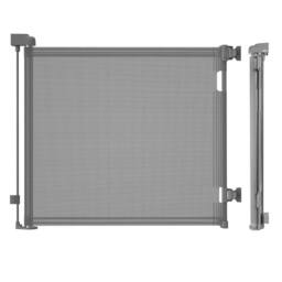 Kidoola Retractable Baby Gate, Doorway Safety Gate for Toddlers/Pets, 86x140cm in Grey - Size: 86x140 cm - thumbnail 2