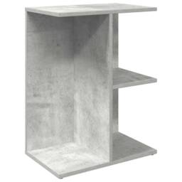 Berkfield Home Bedside Tables 2 pcs Concrete Grey 46.5x29x61 cm Engineered Wood - thumbnail 4
