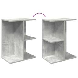 Berkfield Home Bedside Tables 2 pcs Concrete Grey 46.5x29x61 cm Engineered Wood - thumbnail 8